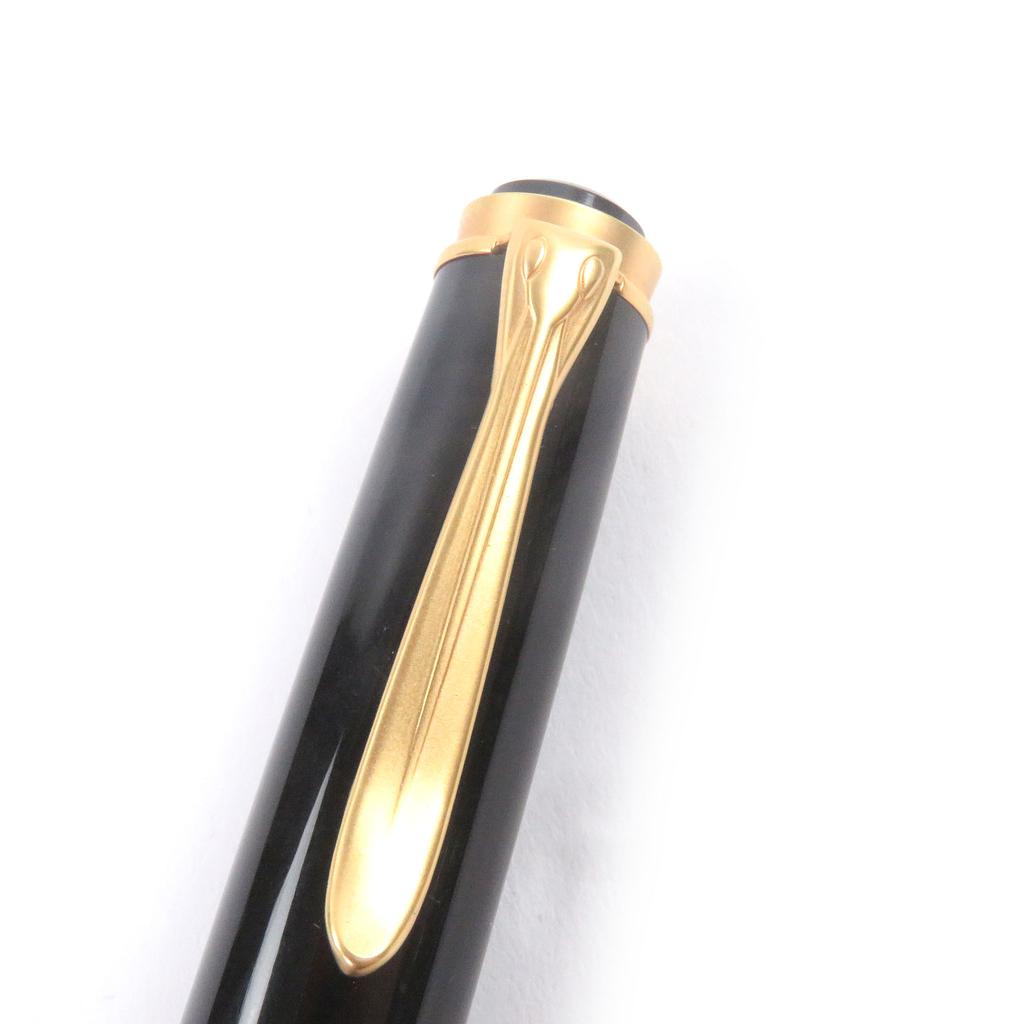 Great PERIKAN Fountain Pen Toledo Earliest Type Black 18K Mens M700 Used