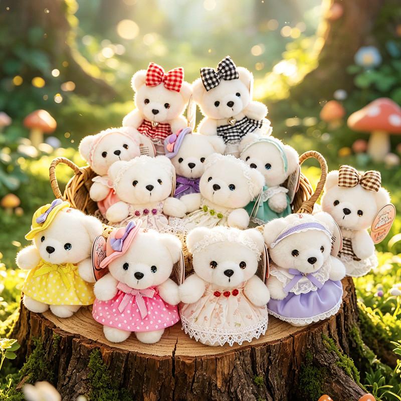 Cartoon Bunny Plush Keychain With Soft Fabric For Girls And Kids Gift