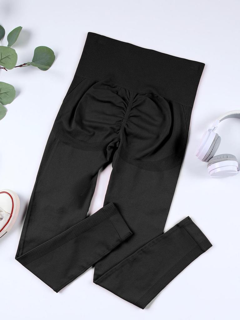 Dámský set legín na sportovní fitness jógu s krátkým dlouhým rukávem Pure Color