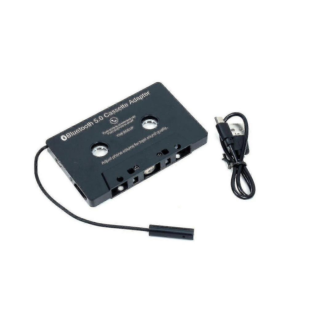 Car Audio Bluetooth Cassette To Aux Receiver, Tape Player Desk Bluetooth 5.0 Auxilary Adapter