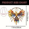 Acrylic Dream Catcher Series, Waterproof and Scratch-proof, Acrylic Indoor and Outdoor Atmosphere Decoration Pendant