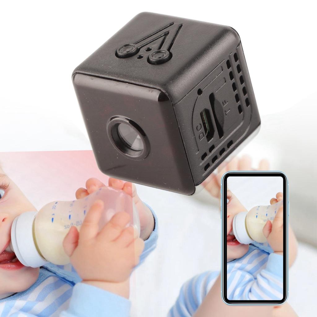 Wireless Mini Cube WIFI Camera No Light Night Vision Silent Video Intelligent Safe Guard Systems
