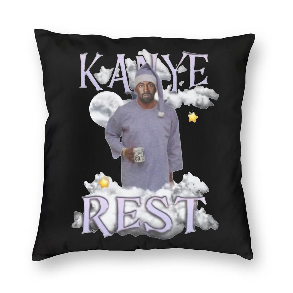 Kanye West Pillowcase Printed Polyester Cushion Cover Decorations Throw Pillow Case Cover Home 40X40Cm