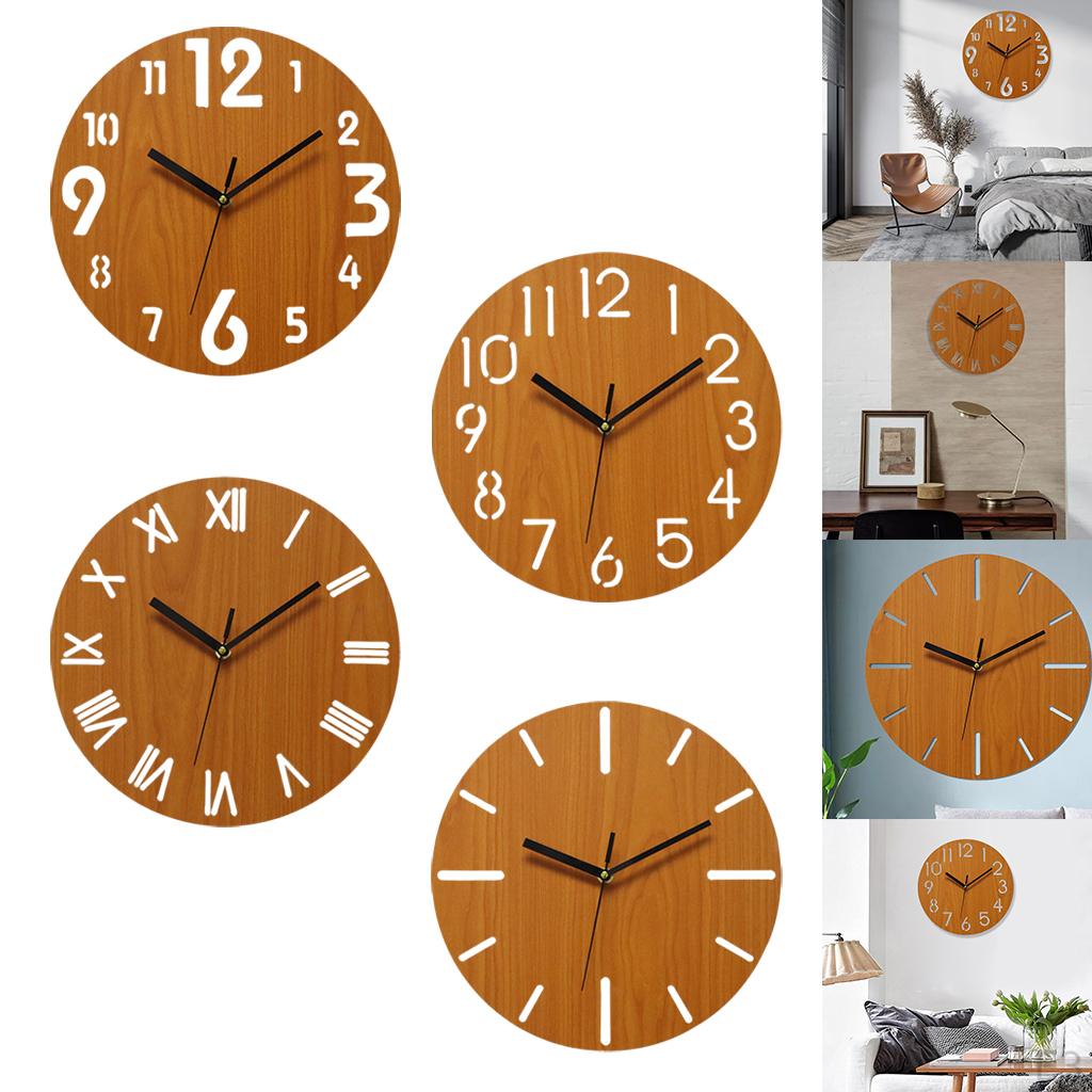 12 Inch Wood Wall Clock