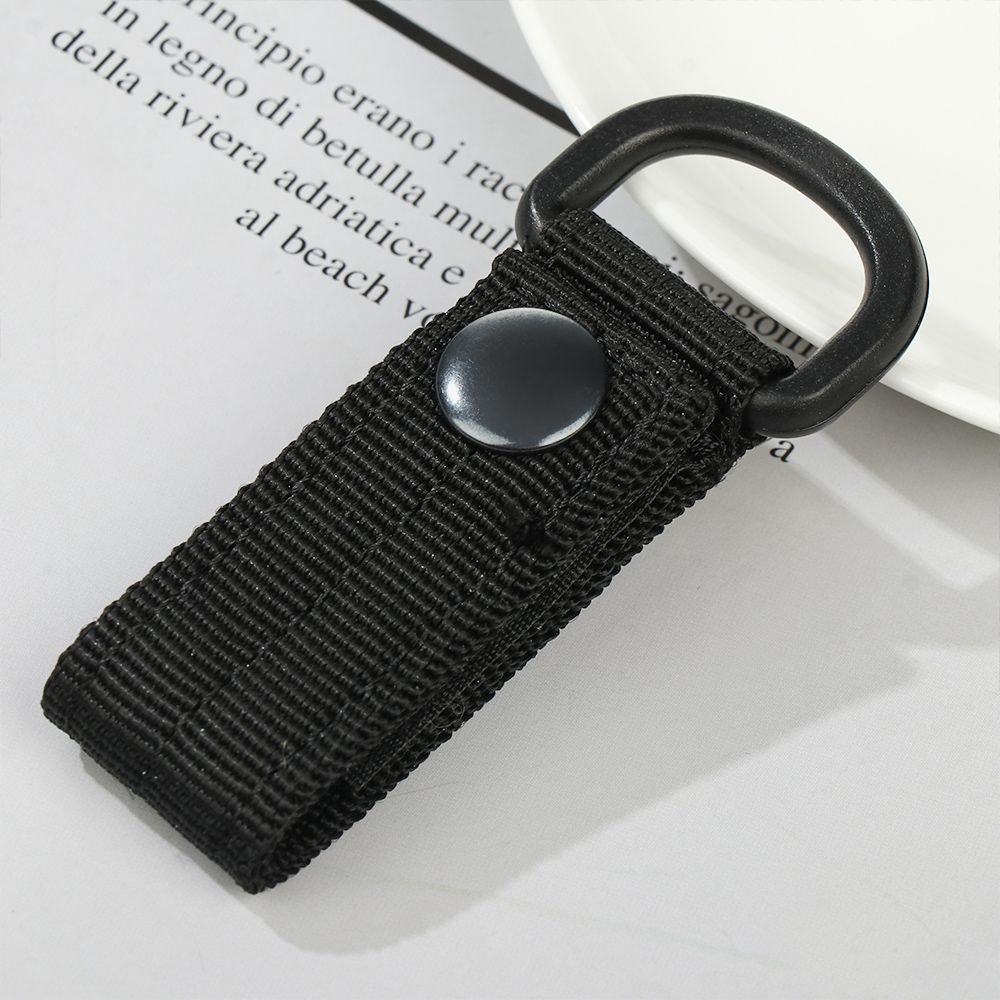Durable Outdoor Sports Accessories Nylon Webbing Keychain Carabiners Belt Clips Hang Buckle Strap