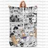 Luffy one piece Throw Blanket for Couch Fuzzy Soft Plush Blanket 50x60 Inches Multi-size Bedspread for All Seasons