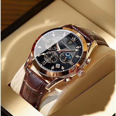 Cogot Men's Waterproof Fashion Calendar Quartz Watch
