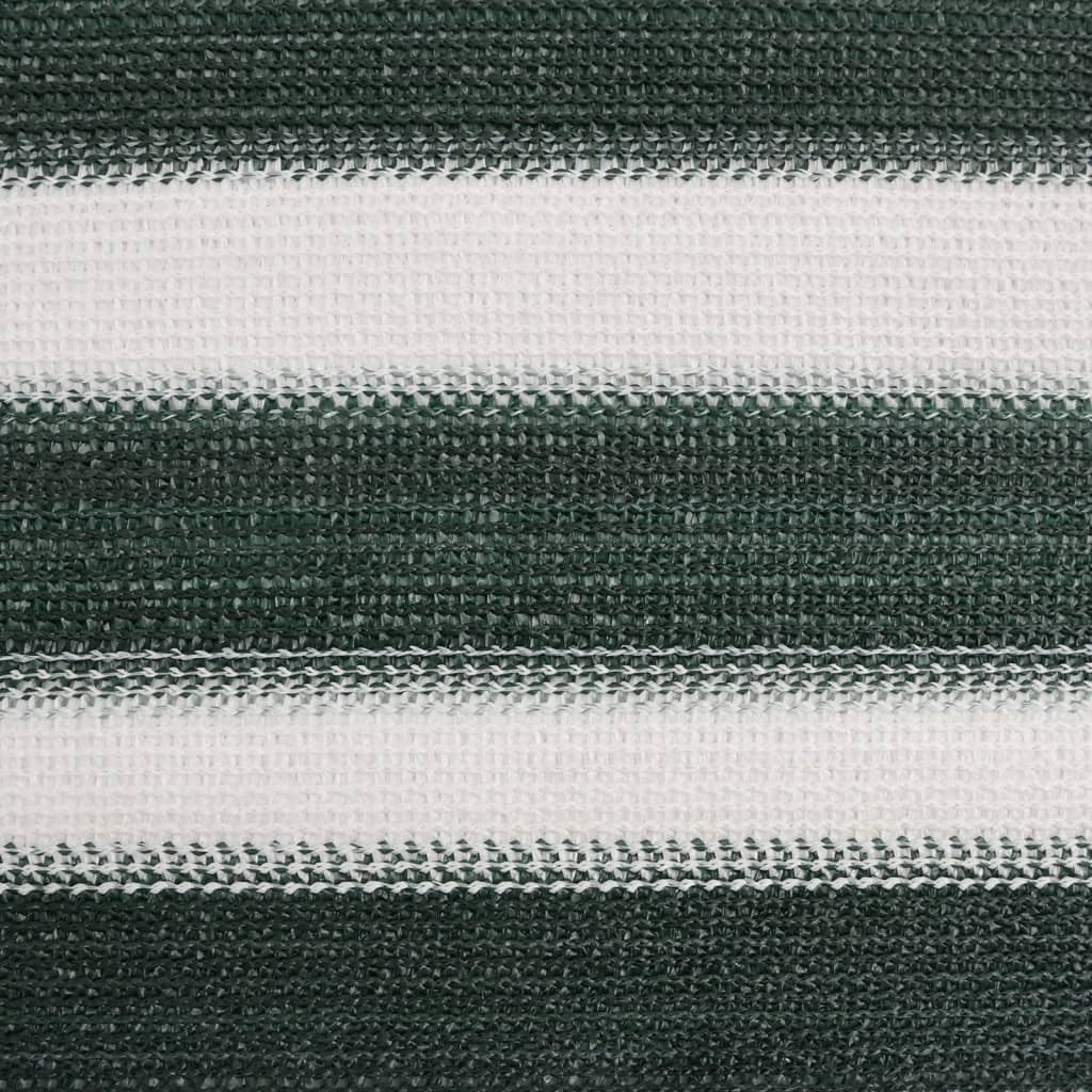 Vidaxl Siatka Cieniująca, Zielono-Biała, 1,8X10 M, Hdpe, 195 G/M²