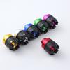 2 Pezzi Protezione Universale per Cadute Moto Alluminio Protezione Forcella Anteriore Moto Protezione Ruota Moto Cursore Tappo Antiurto