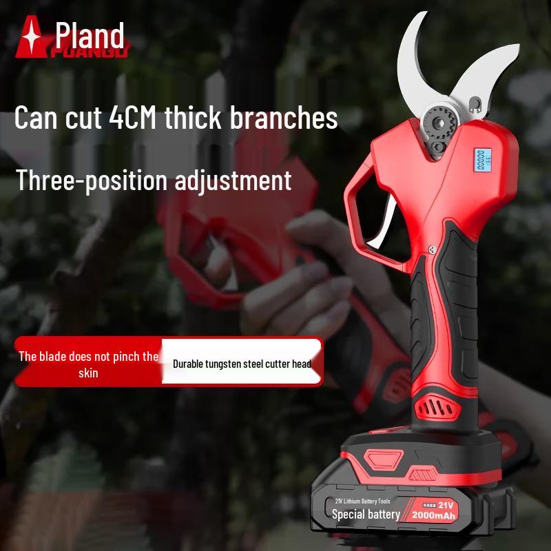 Brushless Cordless Electric Pruning Shears CN plug (adapter included)