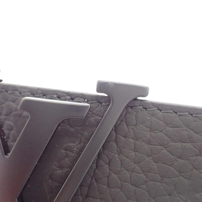 LOUIS VUITTON  M0424S 40 Monogram belt black Calfskin mens