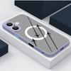 Aircraft Route Pattern Clear Matte for Magsafe Phone Case For iPhone 16 Pro Max 15 Pro 14 Plus 13 12 11 8 7 Lens Protection Shockproof Magnetic Cover