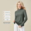 Women's Thermal Fleece Half Turtleneck Shirt - Autumn/Winter Inner Wear
