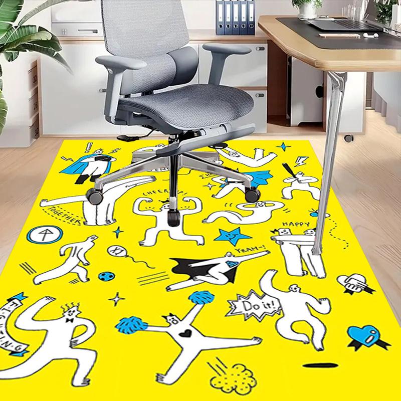 1PC friends happy Extra Large Non Slip Floor carpet, Office, family, bedroom Large Area Rug Indoor Rugs, Vibrant Colors