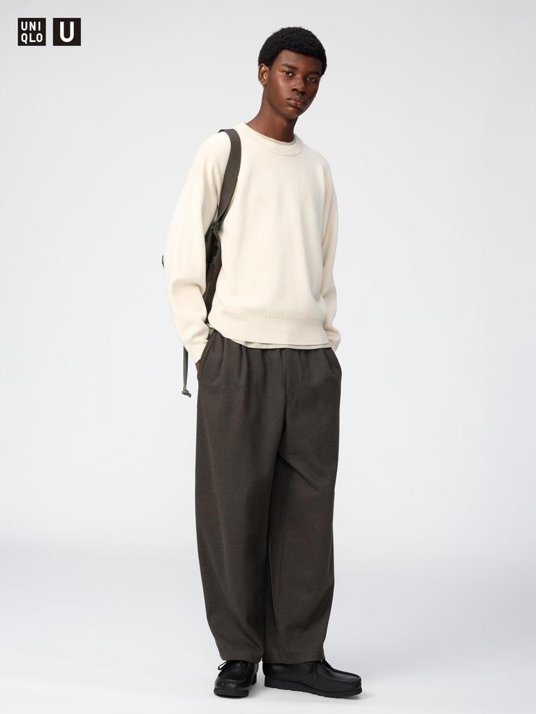 Uniqlo Brushed Jersey Wide Pants