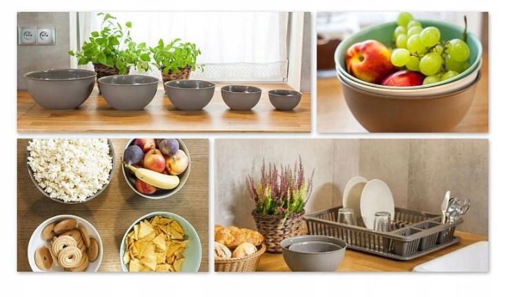 Molly Bowl 5 Gray 1 Pc