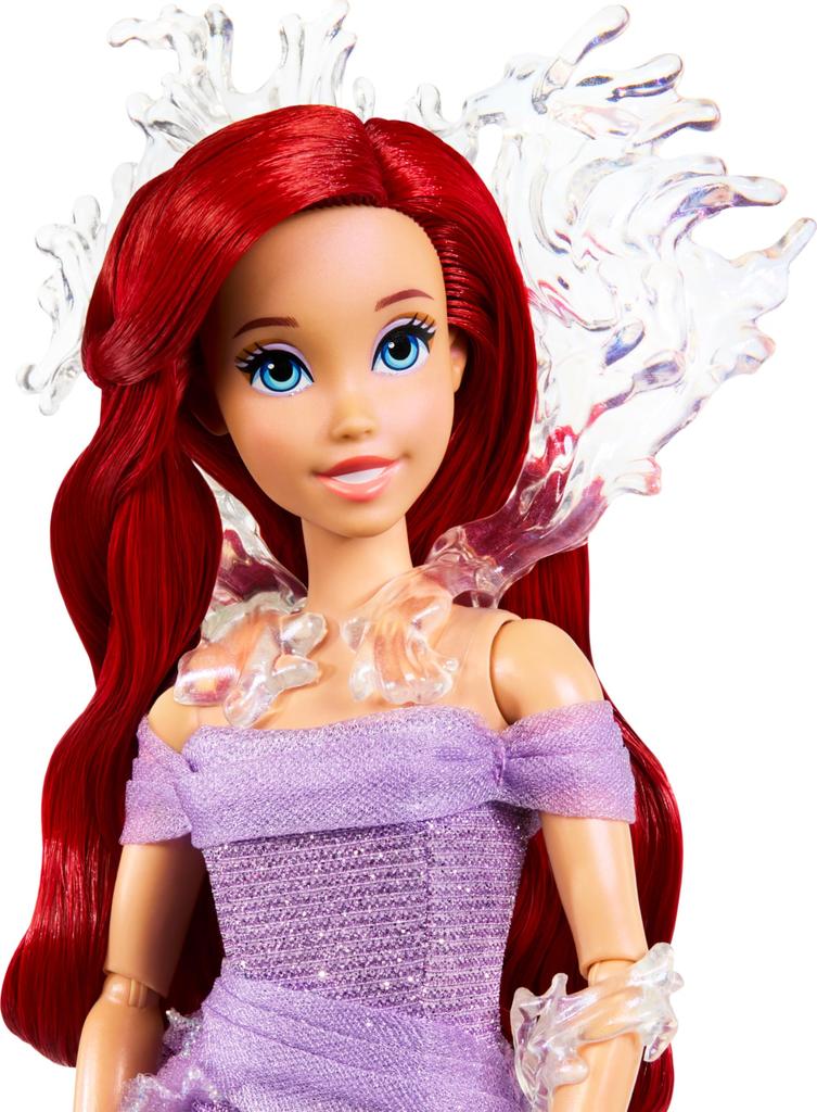 Mattel Disney Collector's Ariel The Little Mermaid Doll with Display Stand, Celebrating the 35th Anniversary of the Disney Film