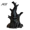 Desktop Festival Ornament Halloween Scary Tree Figurine, Spooky Lighted Ornament, 3D Printed Dark Aesthetic Room Decor Withered with LED Light