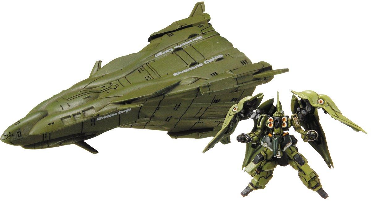 

MegaHouse Коллекция Cosmo Fleet Gundam Unicorn Гаренсьер Мини-фигурка зелёный