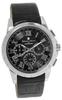 Radio Solar Chronograph Limited Edition Watch Black and Silver Men