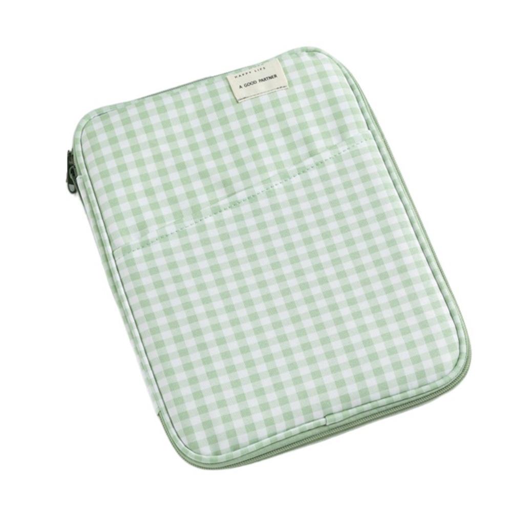 

Сумка-чехол для планшета Ins Grid 13 дюймов, женская сумка для компьютера, чехол для планшета, сумка для ноутбука, для девушек/леди/женщин 11inch зелёный