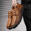Fashion Adults Men's Casual Leather Shoes Non-Slip Summer Men's Sneakers Original Comfortable ManHiking Shoes on Sale Treking Footwear