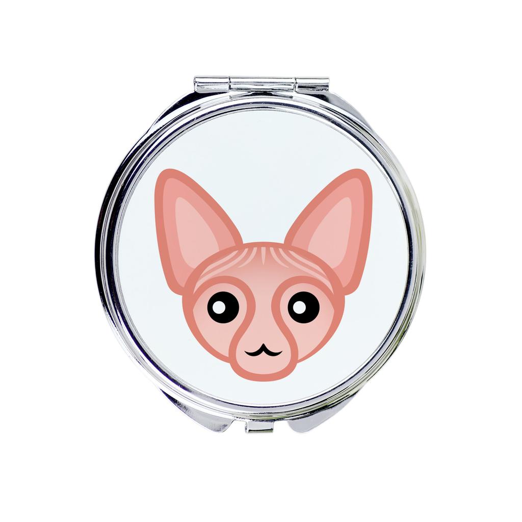 Sphynx - pocket mirror for a purse by Art-Dog