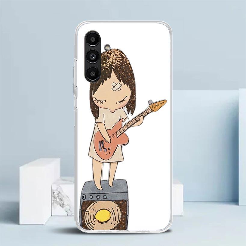 Y-Yoshitomo Nara Cover for Samsung Galaxy A17 A37 A57 A16 A26 A36 A56 A15 A14 A55 Phone Case A13 A53 A25 A35 A24 A34 A23 A33 Gal