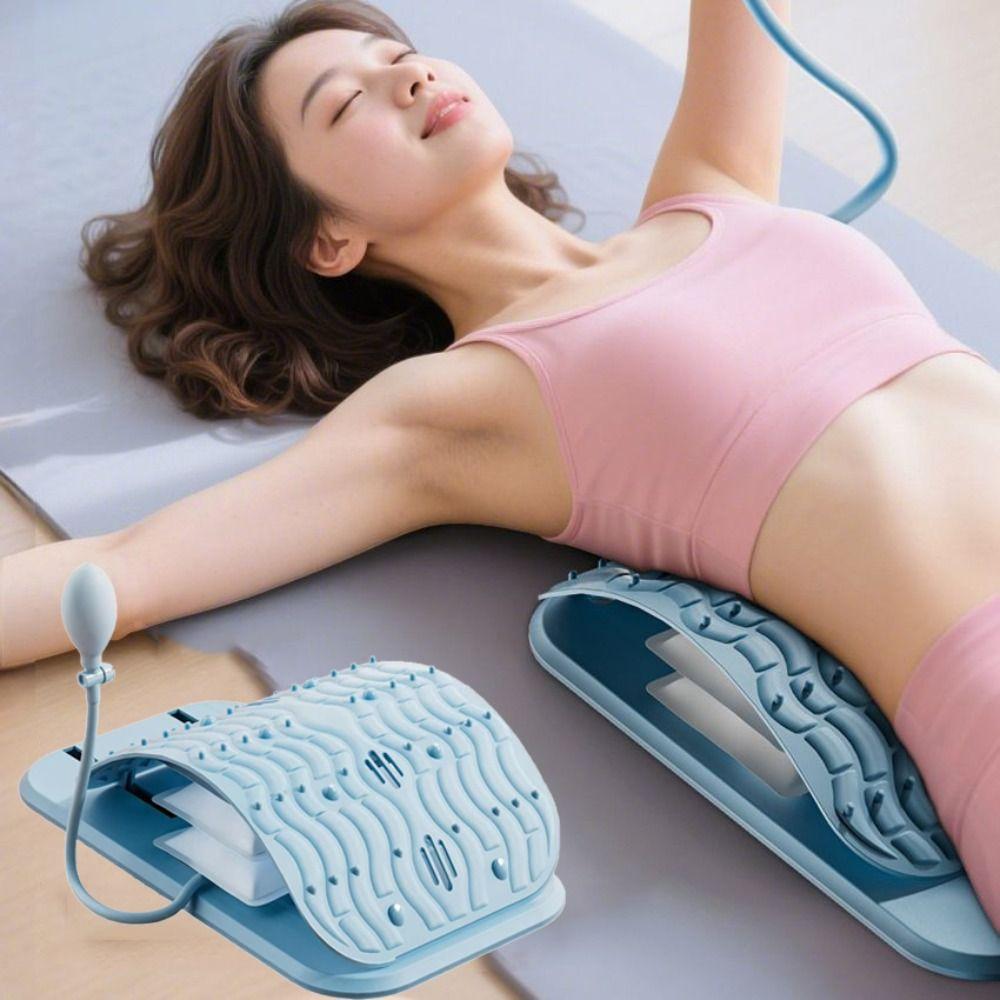 Acupressure Points Lumbar Support Cushion Adjustable Height Lower Back Pillow Back Stretcher  Spine