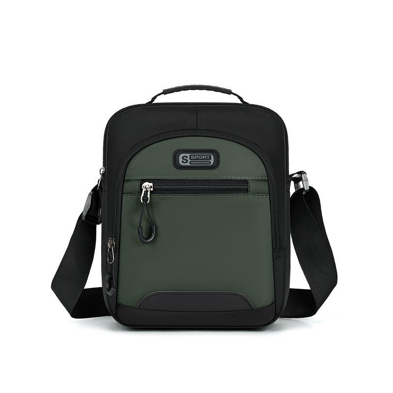 Men Shoulder Bag Oxford Fabric Waterproof Casual Crossbody For Daily Use
