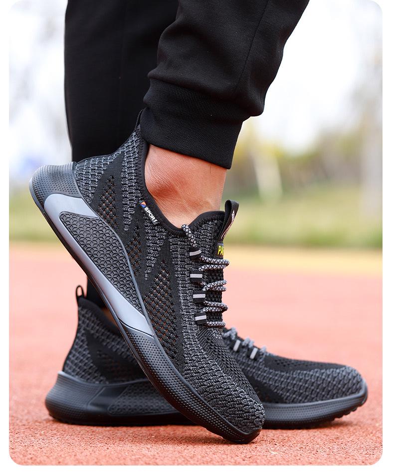 Men's Breathable Anti-Smash and Anti-Puncture Summer Work Shoes