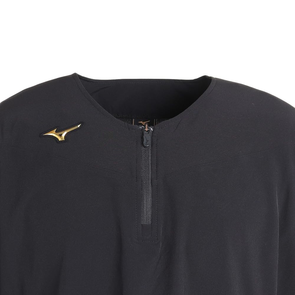 Mizuno Baseball Long Sleeve Training Jacket 2023AW MP 12JEAJ7709 (Black/M/Men's, Women's)