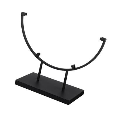 Ronde Metalen Displaystandaard voor Glas-in-lood Kunstplaat en Cirkelvormige Creatiehouder Ideaal voor Huis- en Kantoordecoraties