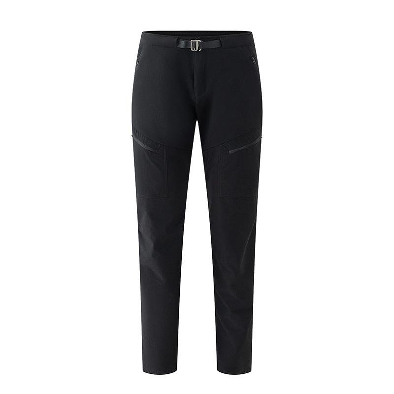 Outdoor Elastic Quick Drying Pants Windproof and Waterproof Sports Couple Hiking Pants with Multiple Pockets Summer Pants for Men