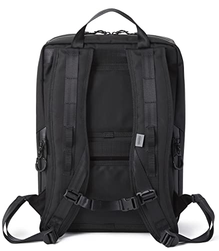 Beruf Urban Explorer 16 Backpack, Made In Japan, PC and A4 Storage, 16.5L, Black