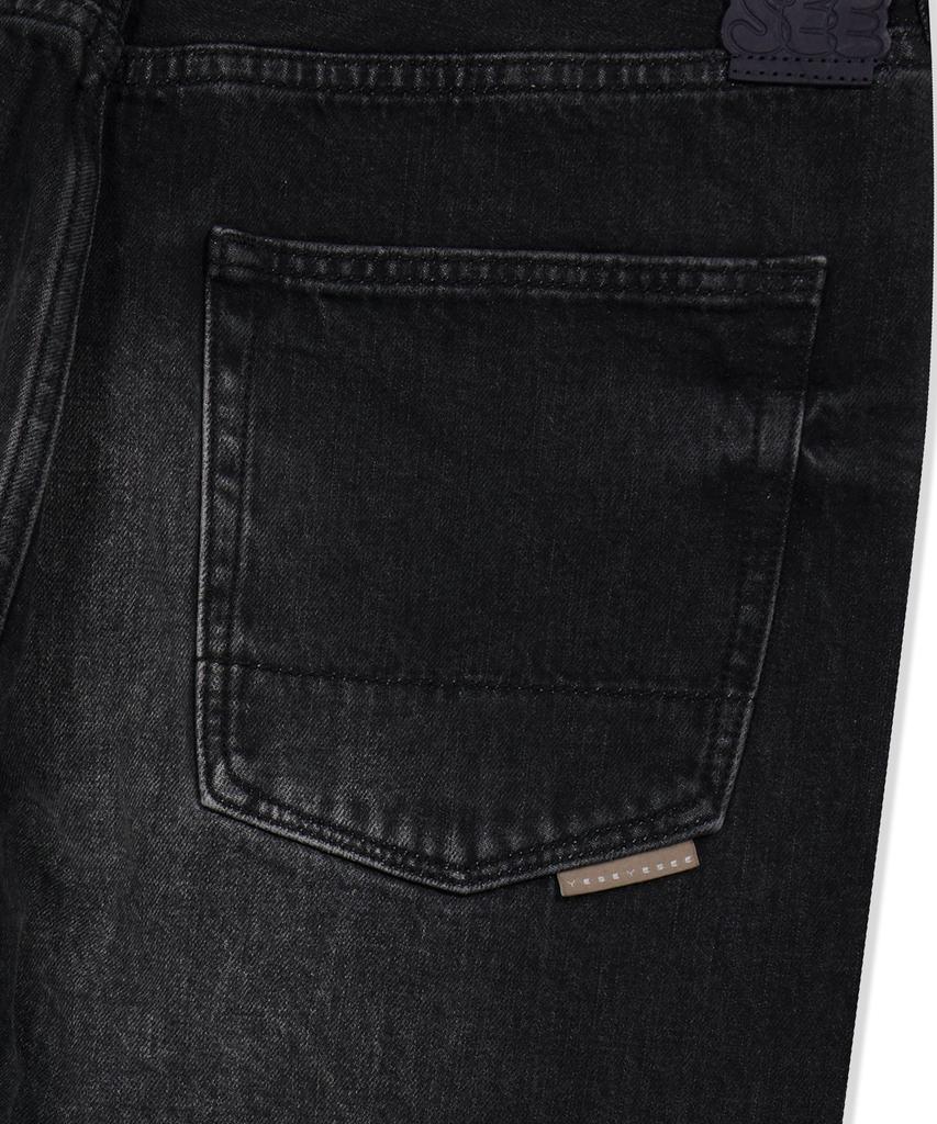 YESEYESEE Standard Denim Pants Black