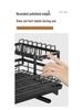 Kitchen Sink Dish Drying Rack with Bowl and Chopsticks Storage