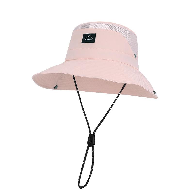 New summer sun hat men and women outdoor mountaineering fishing sun protection hat big brim quick drying waterproof breathable bucket hat