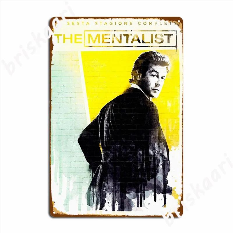 

The Mentalist 12 Metal Sign Plaques Club Bar Printing Cinema Living Room Tin Sign Poster 20x30cm