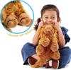 [VIAHART] Highland Cow "Henry" Plush Toy – Brown, Size M (Approx. 29 cm), Soft and Fluffy Cow Plush, Hand Washable