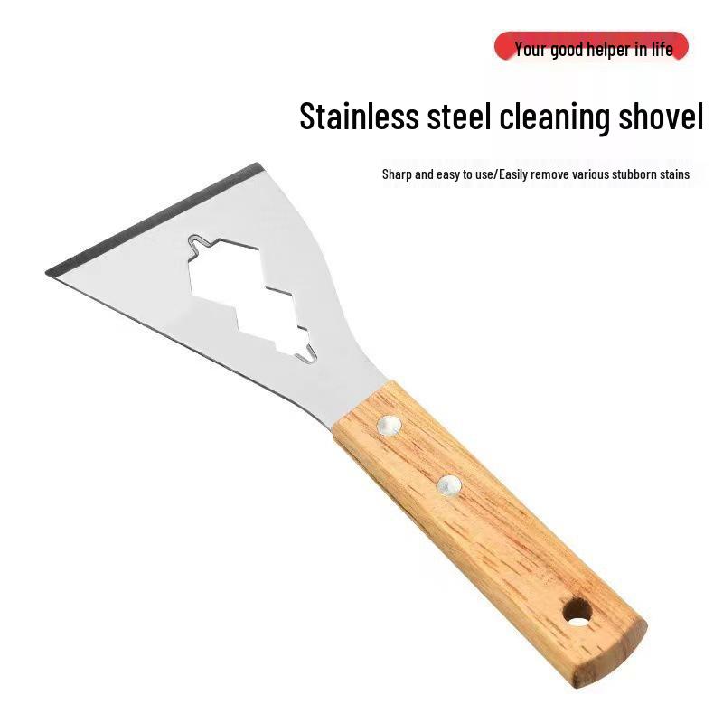 Heavy Duty Stainless Steel Multifunctional Scraper & Cleaning Putty Knife for Cement and Decoration