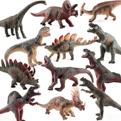 Xd-5 Malý model dinosaura Hračka, Dinosaurus plněný bavlnou Měkký gumový Balong Model Ozdoba, K dispozici je široká škála možností.