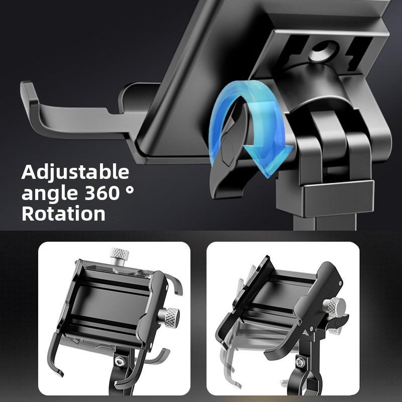 Universal Phone Holder Metal Mobile Phone Holder GPS Navigation Stand Special Motorcycle Bike Riding Phone Holder