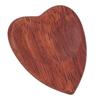 Guitars Accessories Wooden Guitar Pick Acoustic Guitar Pick Rosewood Hearted Shape Finger Guitar Pick