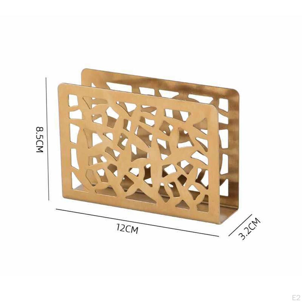 Napkin Holder Stainless Steel Paper Organizer Freestanding Modern Towel Rack for