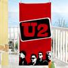 Rock U-U2 Band Music Towel Soft Pool Gift For Travel Gym Shower Camping Quick Dry Sports Large Beach Towels
