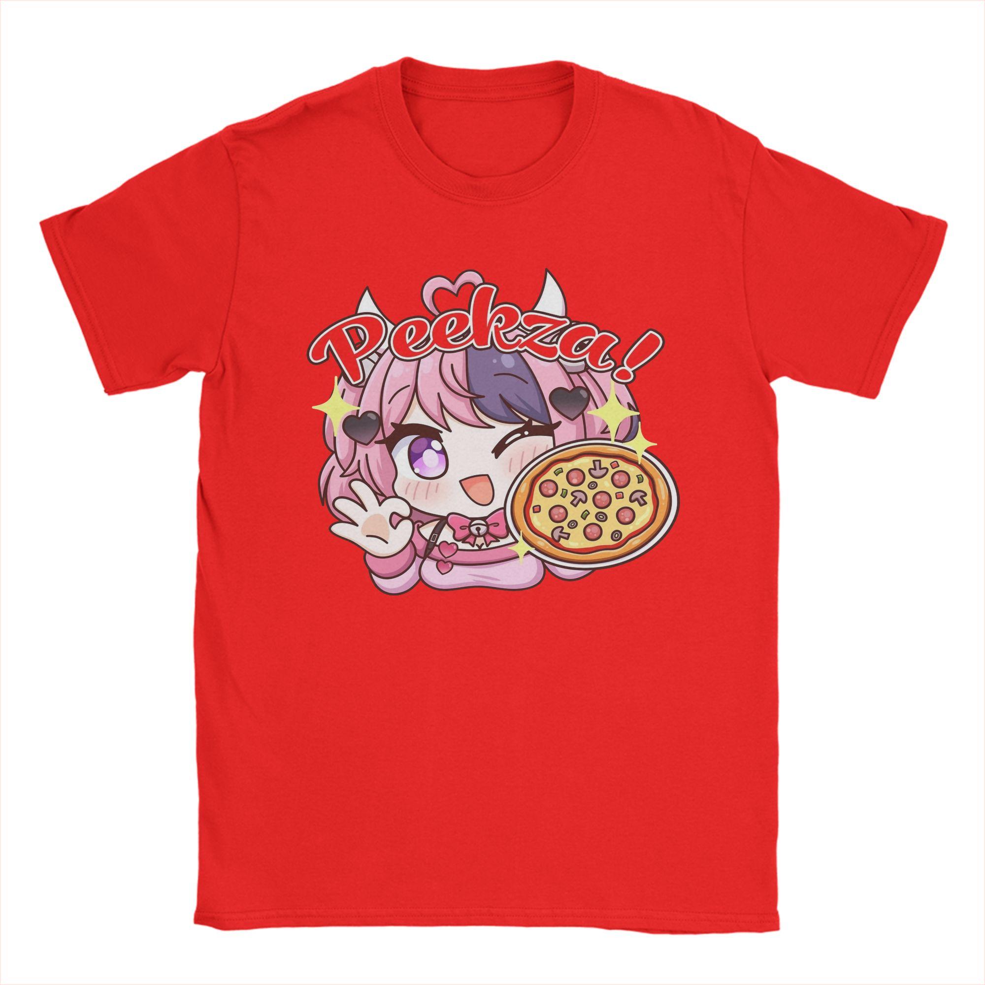 Ironmouse Peekza T Shirt Summer  Cotton TShirts For Men Harajuku Custom Logo Tee Shirt ShortSleeve Classic Clothing S