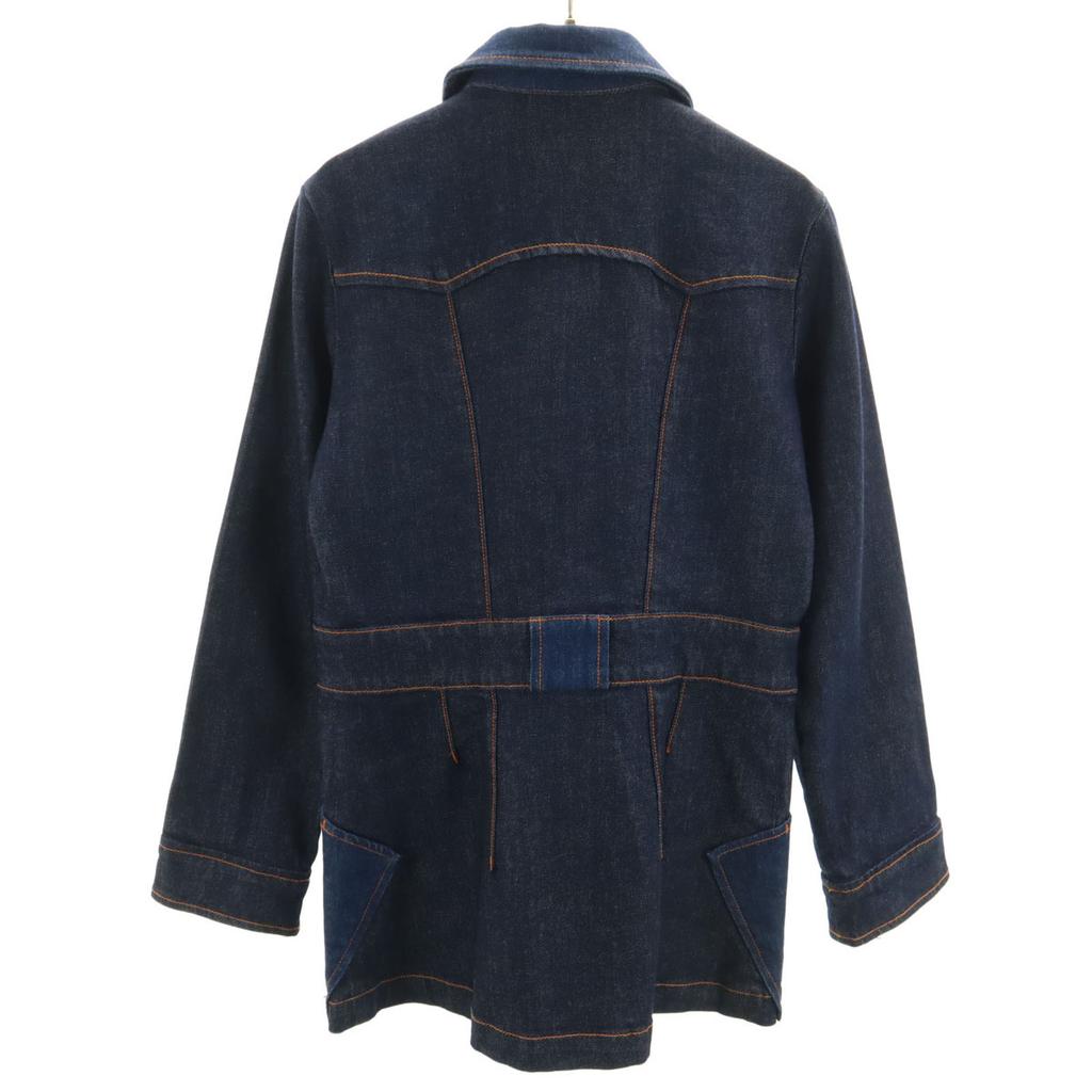 A.P.C. Denim Zip Jacket 34 Navy Women Used