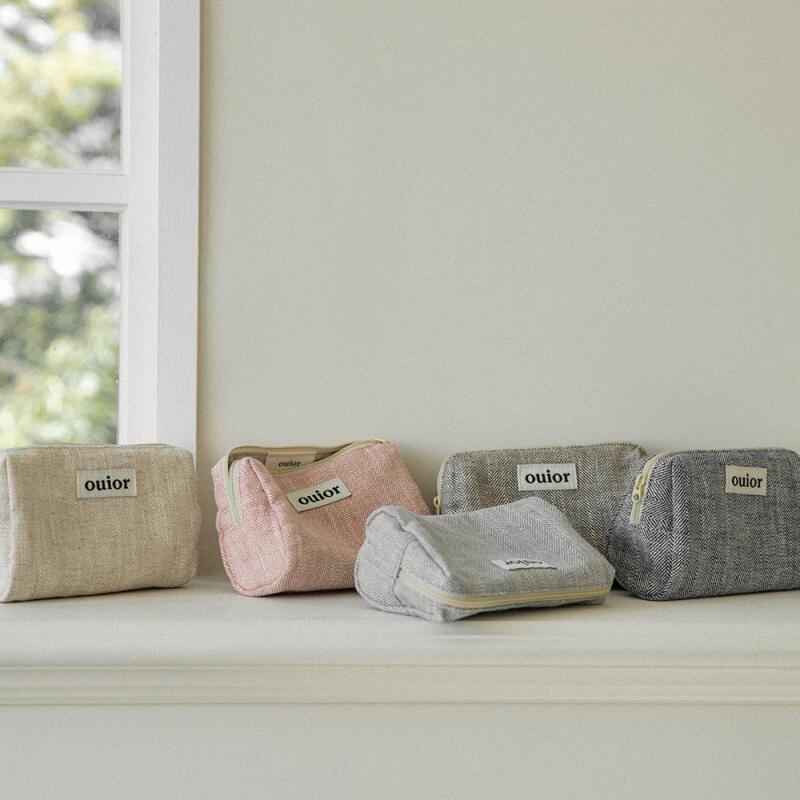 Повседневная косметичка «Елочка» (5 цветов) (один предмет) 4. herringbone khaki brown