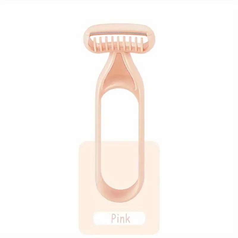1-teiliger manueller Bikini-Trimmer für Frauen, konzipiert für die Rasur glatter und empfindlicher Haut, extra glatter, wiederverwendbarer Rasierer
